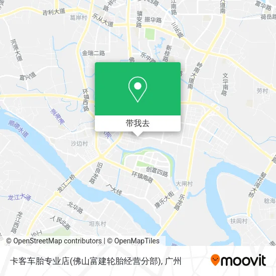 卡客车胎专业店(佛山富建轮胎经营分部)地图