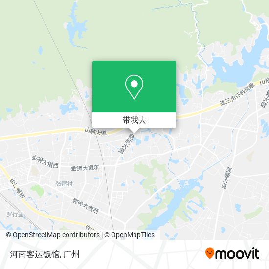 河南客运饭馆地图