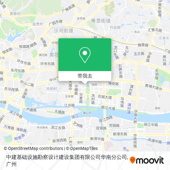 中建基础设施勘察设计建设集团有限公司华南分公司地图