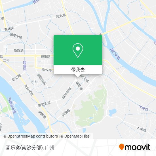音乐窝(南沙分部)地图