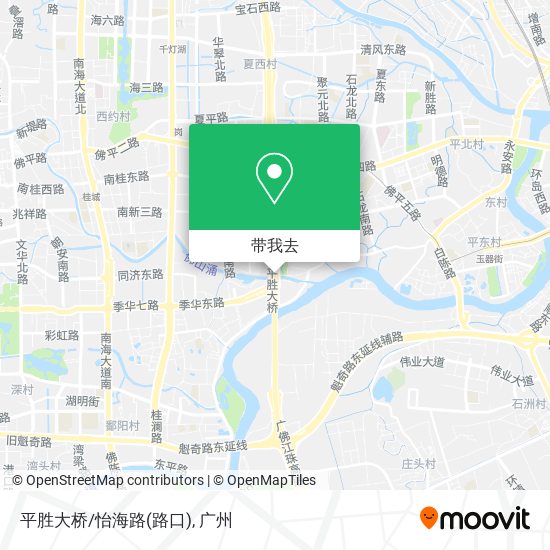 平胜大桥/怡海路(路口)地图