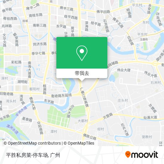 平胜私房菜-停车场地图