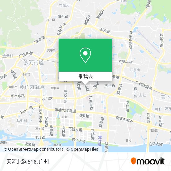 天河北路618地图
