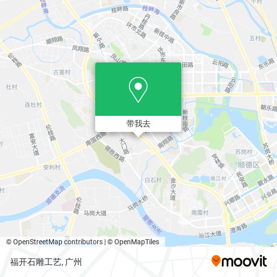 福开石雕工艺地图