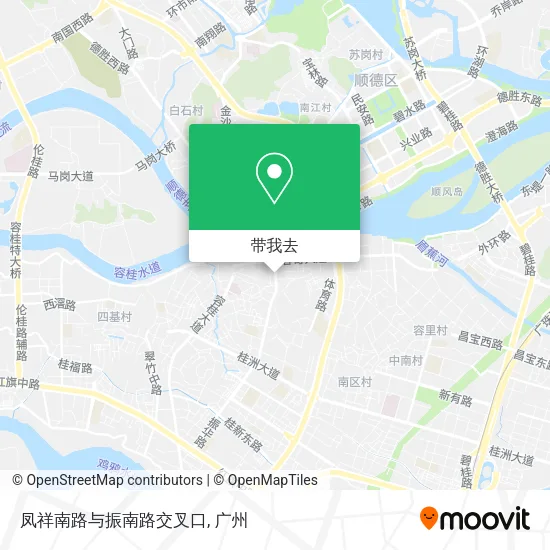 凤祥南路与振南路交叉口地图