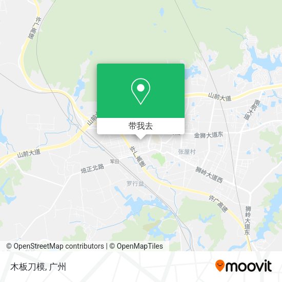 木板刀模地图
