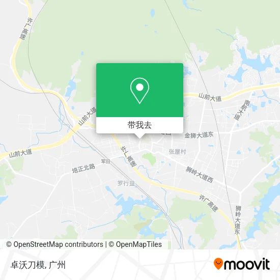 卓沃刀模地图