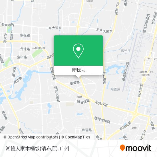 湘赣人家木桶饭(清布店)地图