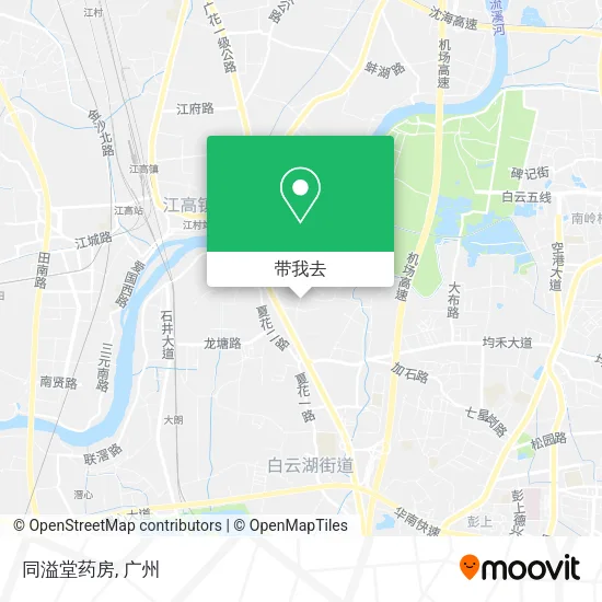同溢堂药房地图