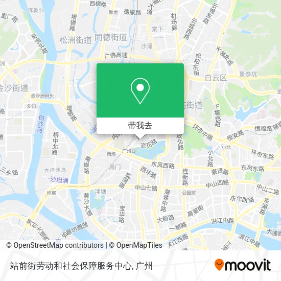 站前街劳动和社会保障服务中心地图