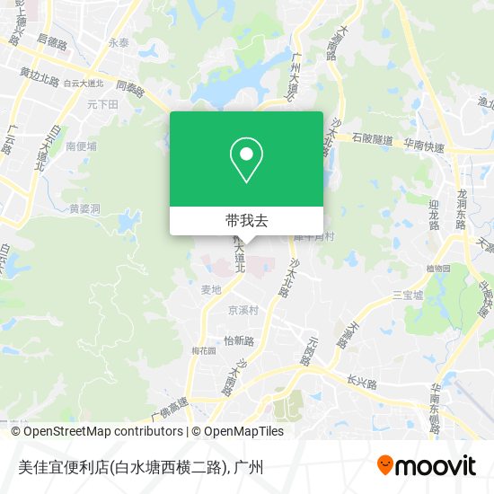 美佳宜便利店(白水塘西横二路)地图