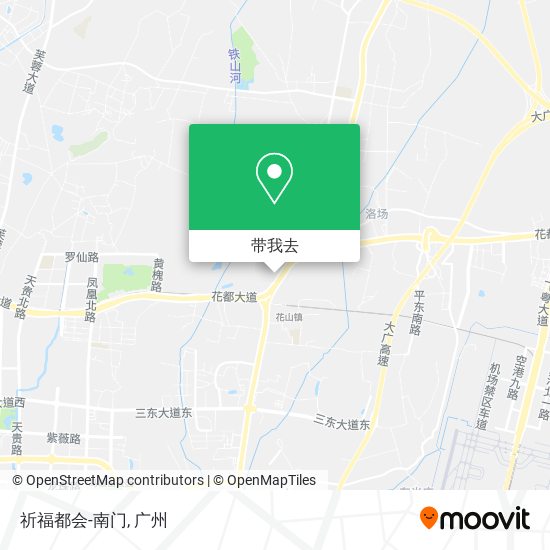 祈福都会-南门地图