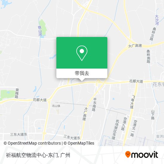 祈福航空物流中心-东门地图