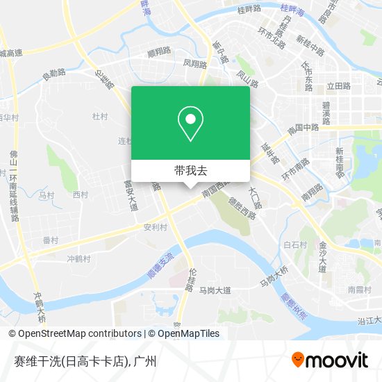 赛维干洗(日高卡卡店)地图