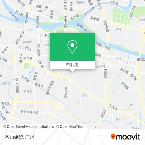 盈山钢贸地图