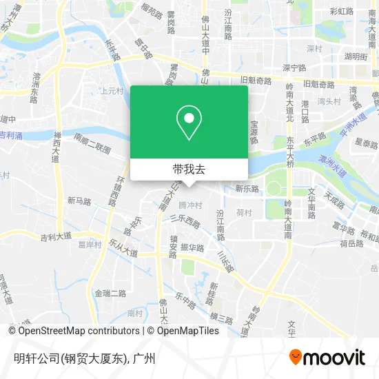 明轩公司(钢贸大厦东)地图