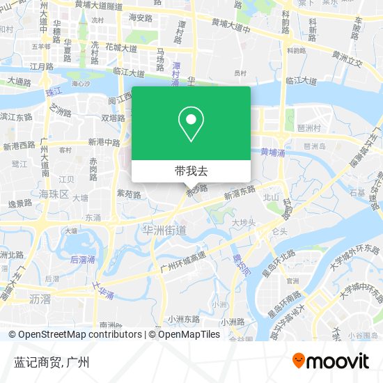 蓝记商贸地图