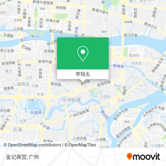 蓝记商贸地图