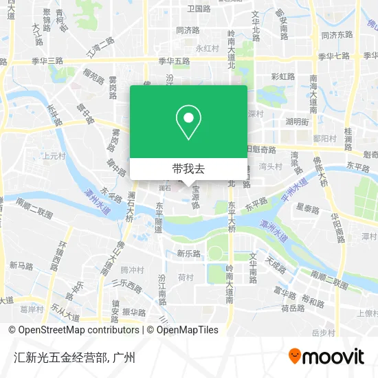 汇新光五金经营部地图