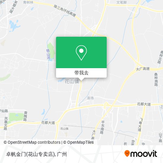 卓帆金门(花山专卖店)地图