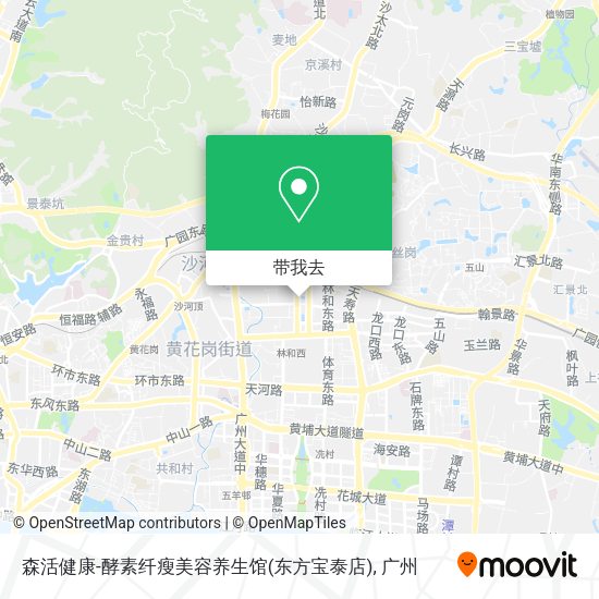 森活健康-酵素纤瘦美容养生馆(东方宝泰店)地图