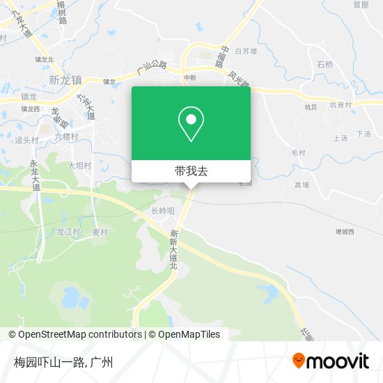 梅园吓山一路地图
