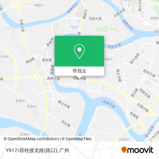 Y917/容桂接龙路(路口)地图