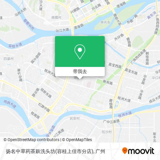 扬名中草药茶麸洗头坊(容桂上佳市分店)地图