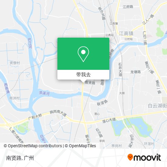 南贤路地图