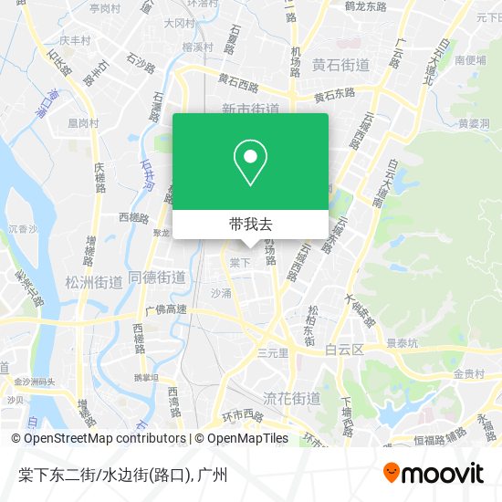 棠下东二街/水边街(路口)地图