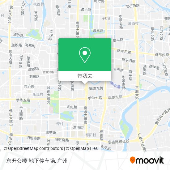 东升公楼-地下停车场地图