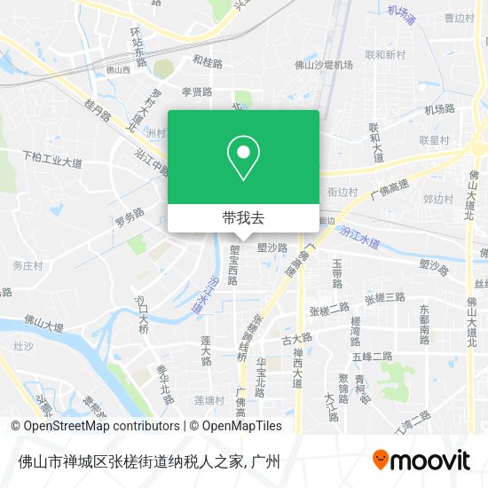 佛山市禅城区张槎街道纳税人之家地图