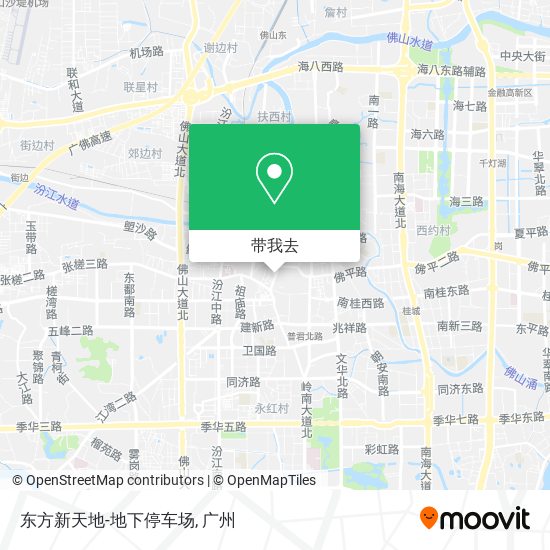 东方新天地-地下停车场地图