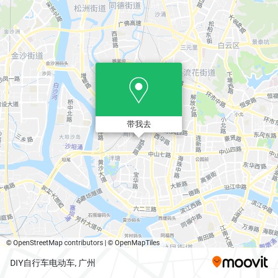 DIY自行车电动车地图