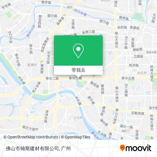 佛山市翰斯建材有限公司地图