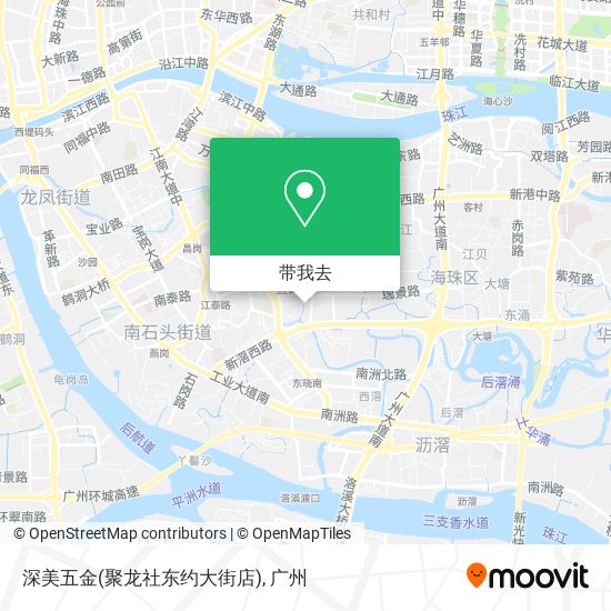 深美五金(聚龙社东约大街店)地图