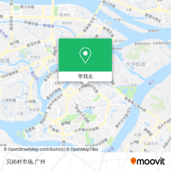 贝岗村市场地图