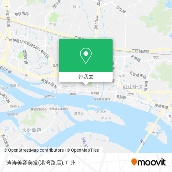 涛涛美容美发(港湾路店)地图