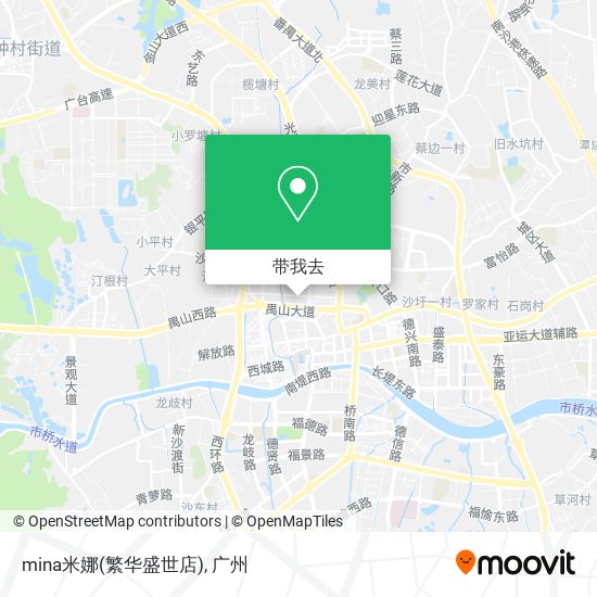 mina米娜(繁华盛世店)地图