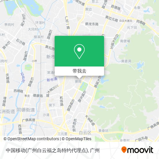 中国移动(广州白云福之岛特约代理点)地图