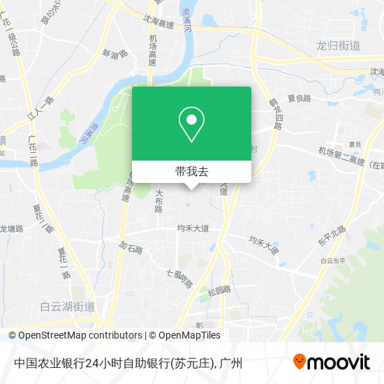 中国农业银行24小时自助银行(苏元庄)地图