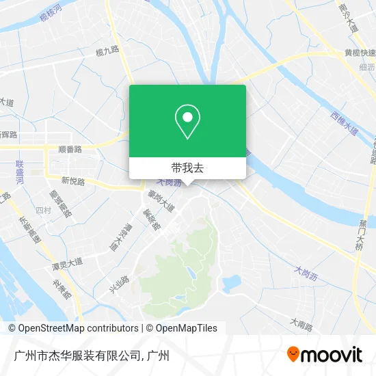 广州市杰华服装有限公司地图