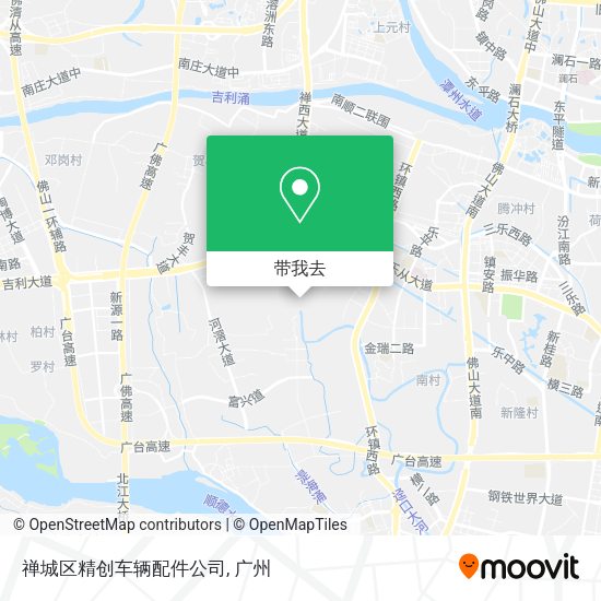 禅城区精创车辆配件公司地图