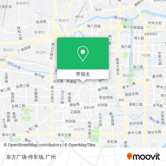 东方广场-停车场地图