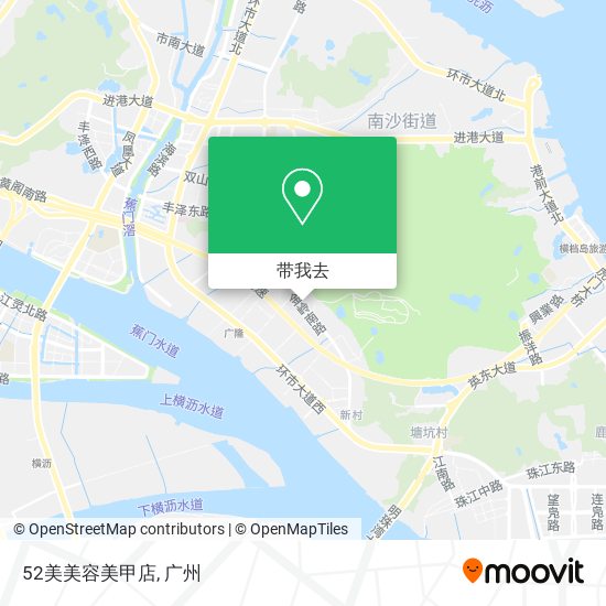 52美美容美甲店地图
