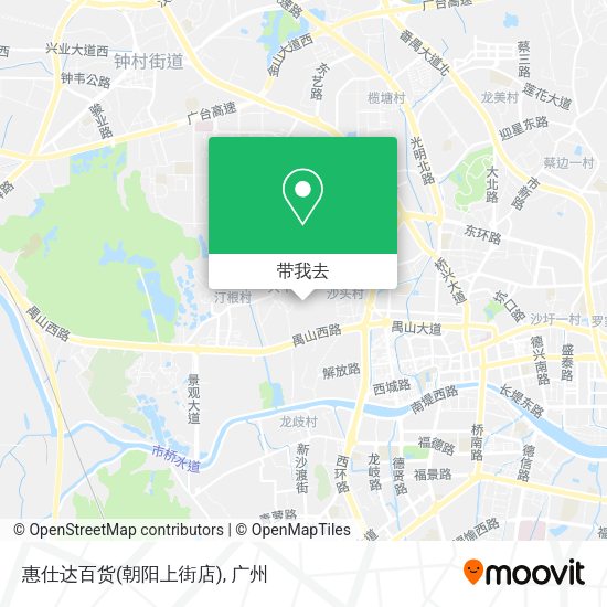 惠仕达百货(朝阳上街店)地图