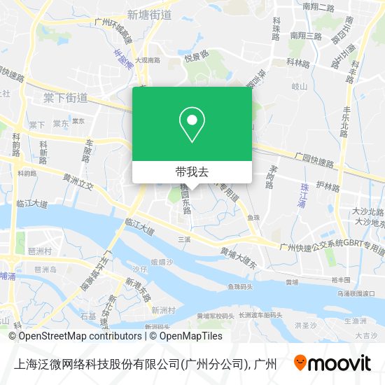 上海泛微网络科技股份有限公司(广州分公司)地图