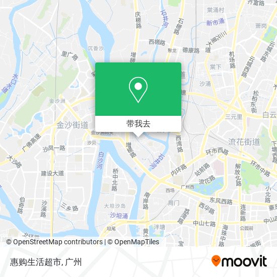 惠购生活超市地图