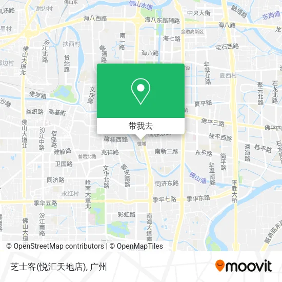 芝士客(悦汇天地店)地图
