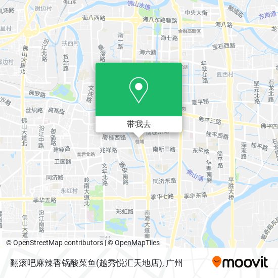 翻滚吧麻辣香锅酸菜鱼(越秀悦汇天地店)地图